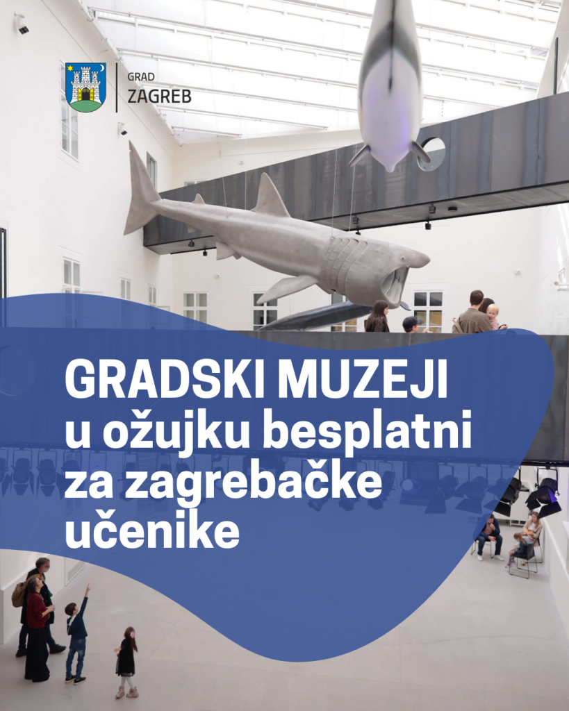 Zagrebački gradski muzeji cijeli ožujak besplatni za učenike